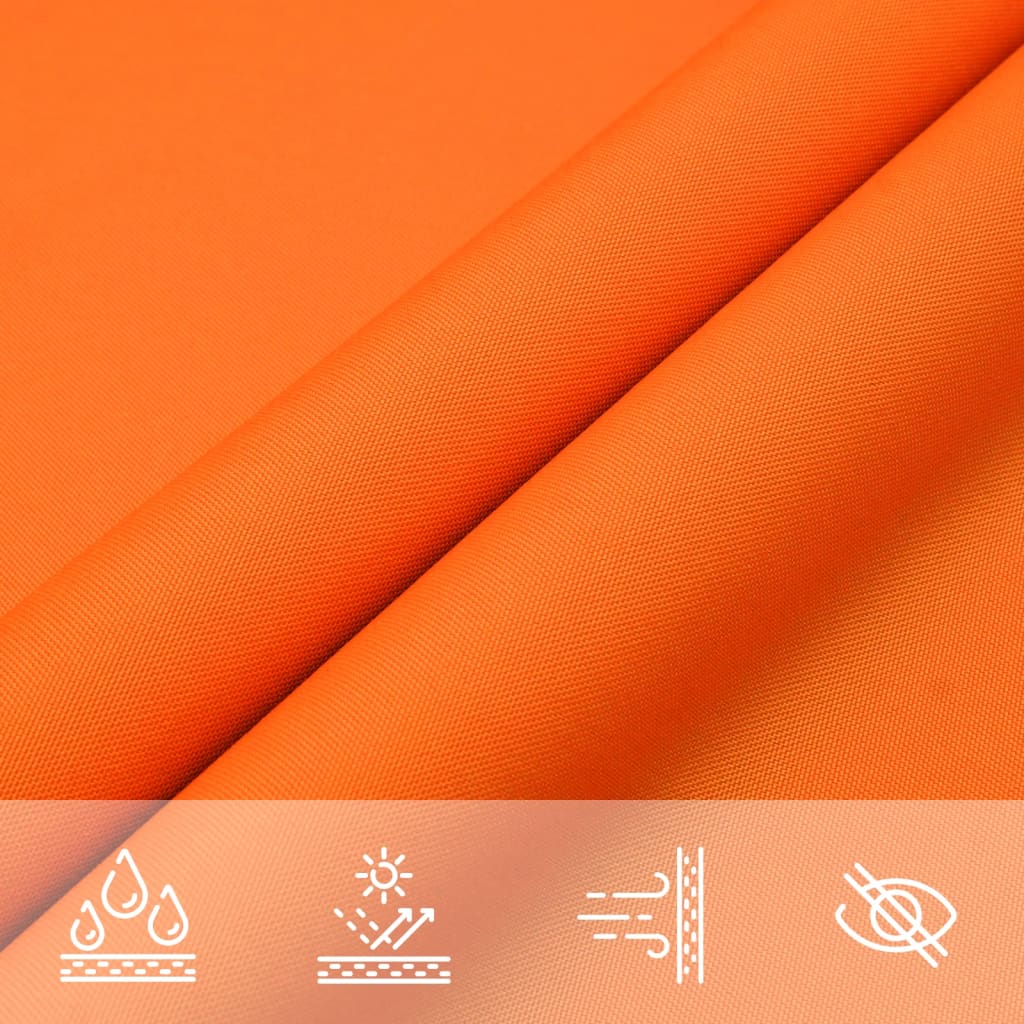 Sonnensegel Oxford-Gewebe Rechteckig 6x7 m Orange
