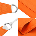 Sonnensegel Oxford-Gewebe Rechteckig 6x8 m Orange