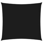Sonnensegel Oxford Gewebe Quadratisch 3,6x3,6 m Schwarz