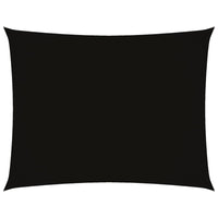 Sonnensegel Oxford-Gewebe Rechteckig 2,5x3,5 m Schwarz