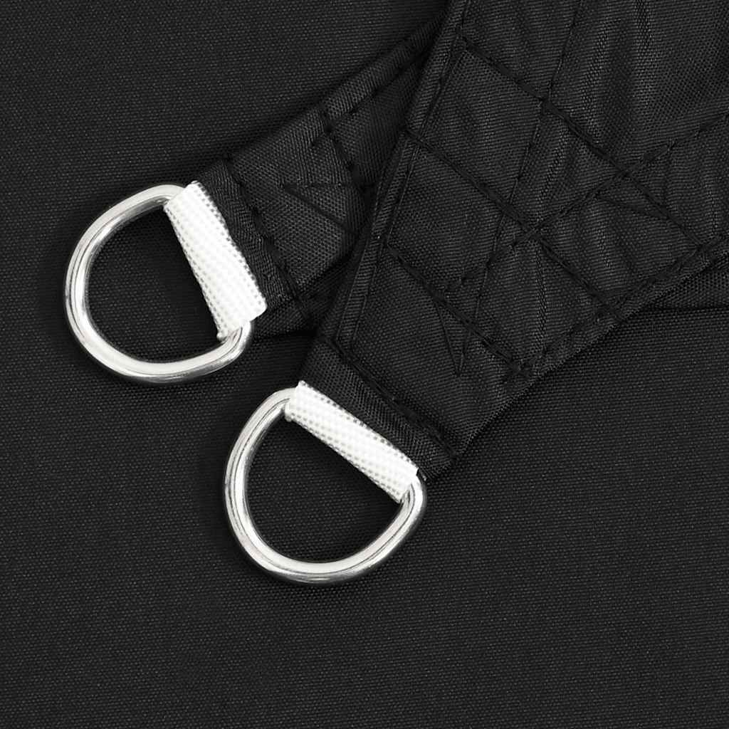 Sonnensegel Oxford-Gewebe Dreieckig 2,5x2,5x3,5 m Schwarz