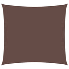 Sonnensegel Oxford-Gewebe Quadratisch 3x3 m Braun