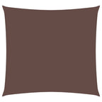 Sonnensegel Oxford-Gewebe Quadratisch 6x6 m Braun