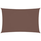 Sonnensegel Oxford-Gewebe Rechteckig 2x4,5 m Braun