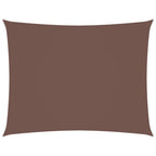 Sonnensegel Oxford-Gewebe Rechteckig 2,5x3,5 m Braun