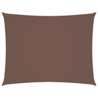 Sonnensegel Oxford-Gewebe Rechteckig 2,5x4 m Braun