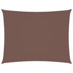 Sonnensegel Oxford-Gewebe Rechteckig 3x4,5 m Braun