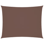 Sonnensegel Oxford-Gewebe Rechteckig 3x6 m Braun
