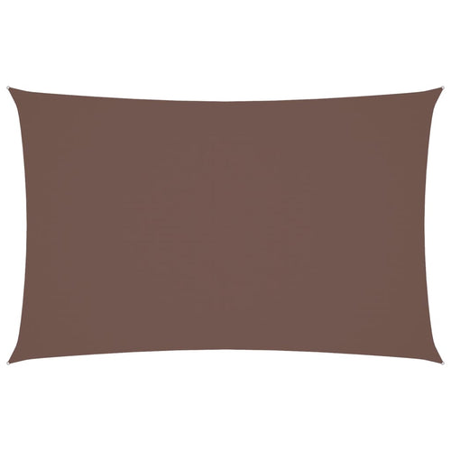 Sonnensegel Oxford-Gewebe Rechteckig 4x7 m Braun