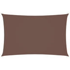 Sonnensegel Oxford-Gewebe Rechteckig 5x8 m Braun