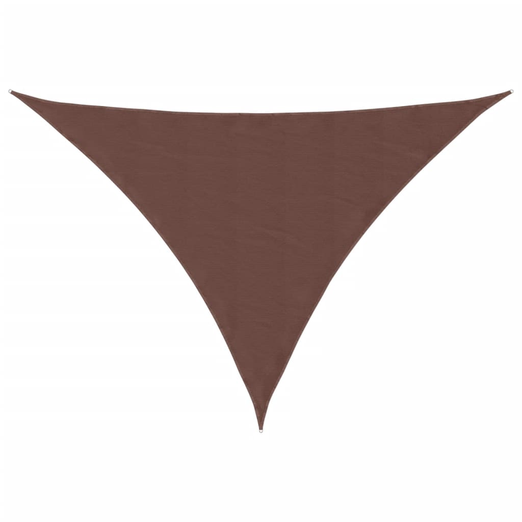 Sonnensegel Oxford-Gewebe Dreieckig 3x4x5 m Braun
