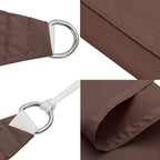 Sonnensegel Oxford-Gewebe Dreieckig 4,5x4,5x4,5 m Braun