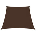 Sonnensegel Oxford-Gewebe Trapezförmig 2/4x3 m Braun