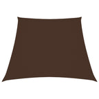Sonnensegel Oxford-Gewebe Trapezförmig 2/4x3 m Braun
