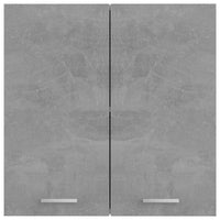 Hängeschrank Betongrau 60x31x60 cm Holzwerkstoff