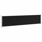 Ausziehbare Seitenmarkise 140x600 cm Schwarz