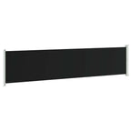 Ausziehbare Seitenmarkise 140x600 cm Schwarz