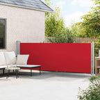 Seitenmarkise Ausziehbar 140x600 cm Rot