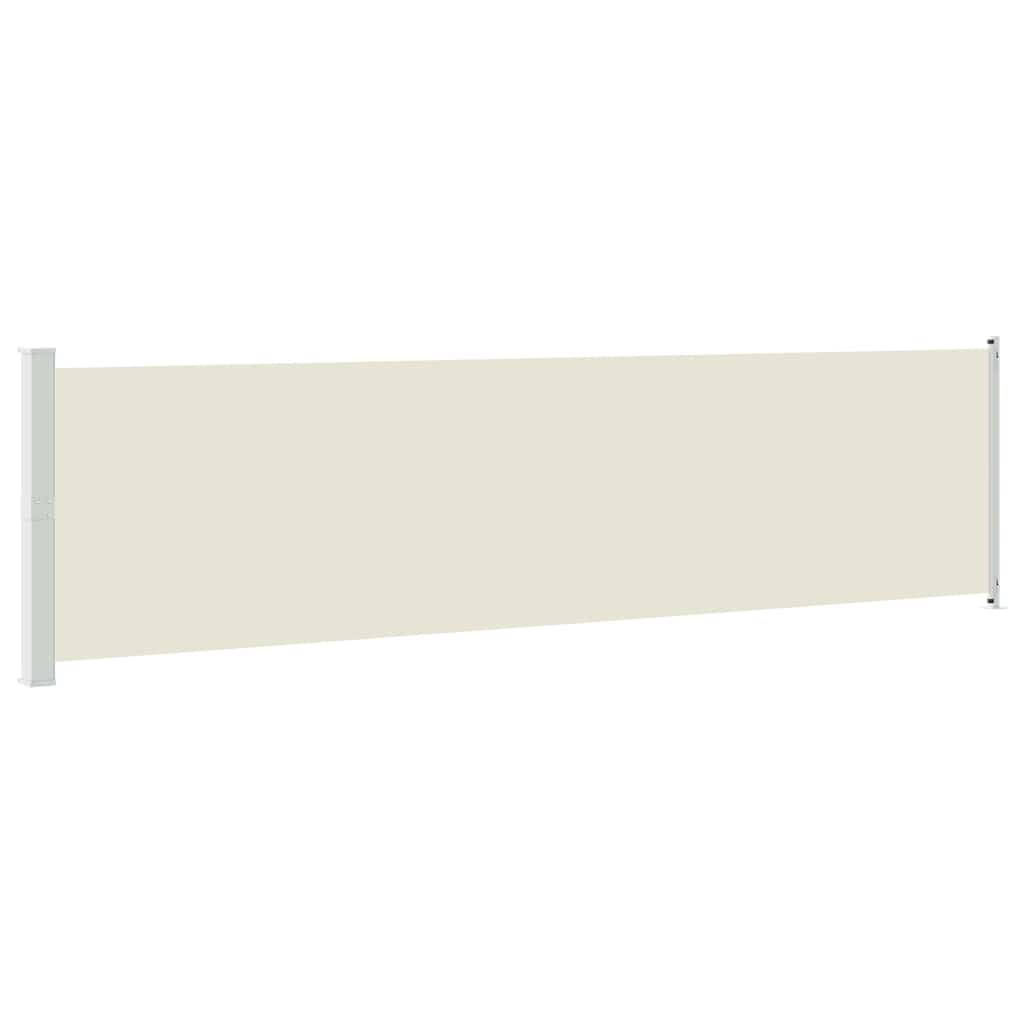 Seitenmarkise Ausziehbar 600x160 cm Creme