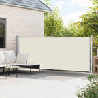 Seitenmarkise Ausziehbar 600x160 cm Creme