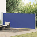 Seitenmarkise Ausziehbar 600x160 cm Blau
