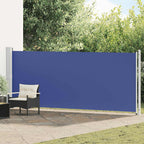 Seitenmarkise Ausziehbar 600x160 cm Blau