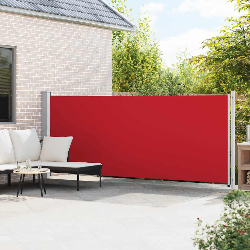 Seitenmarkise Ausziehbar 600x160 cm Rot