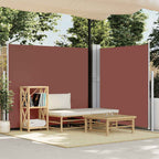 Ausziehbare Seitenmarkise 170x1200 cm Braun