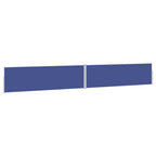 Ausziehbare Seitenmarkise 170x1200 cm Blau