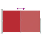 Seitenmarkise Ausziehbar 180x300 cm Rot