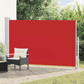 Seitenmarkise Ausziehbar 180x300 cm Rot