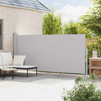 Seitenmarkise Ausziehbar 180x500 cm Grau