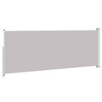 Seitenmarkise Ausziehbar 180x500 cm Grau