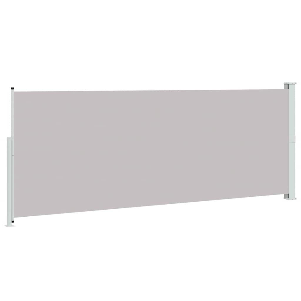 Seitenmarkise Ausziehbar 180x500 cm Grau