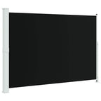 Seitenmarkise Ausziehbar 200x300 cm Schwarz
