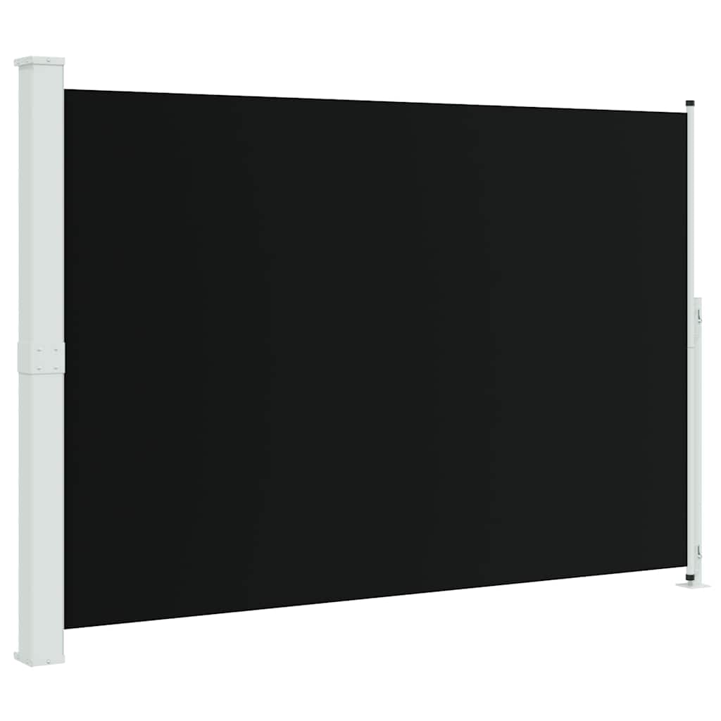 Seitenmarkise Ausziehbar 200x300 cm Schwarz