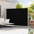 Seitenmarkise Ausziehbar 200x300 cm Schwarz