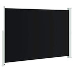 Seitenmarkise Ausziehbar 200x300 cm Schwarz