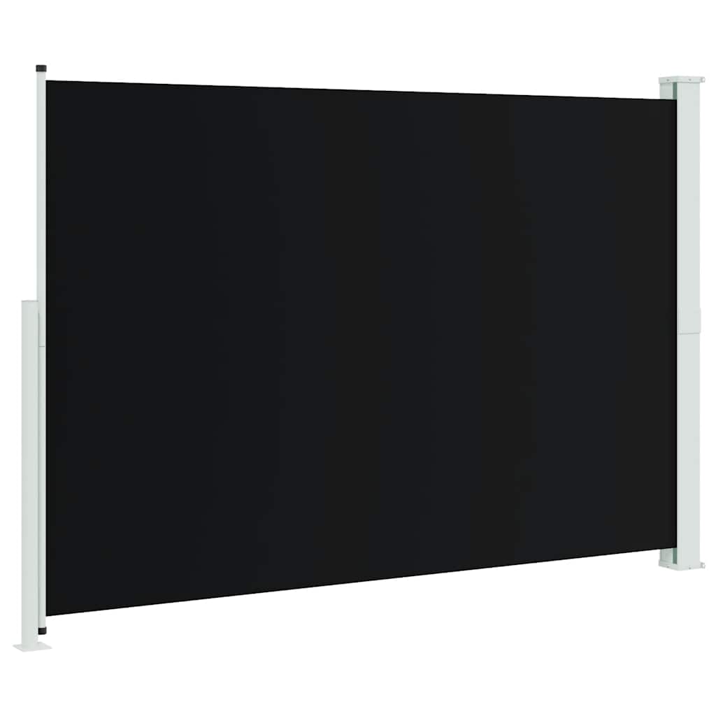 Seitenmarkise Ausziehbar 200x300 cm Schwarz
