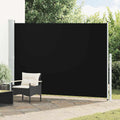 Seitenmarkise Ausziehbar 200x300 cm Schwarz