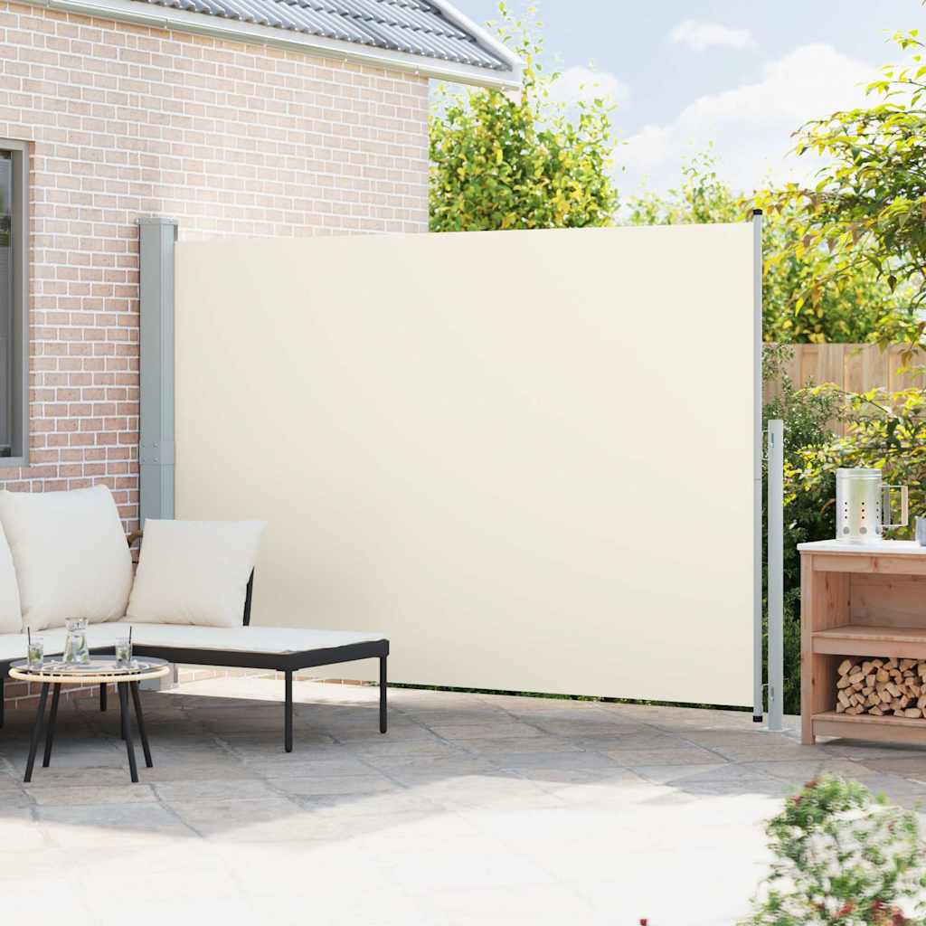 Seitenmarkise Ausziehbar 200x300 cm Creme