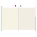 Seitenmarkise Ausziehbar 200x300 cm Creme