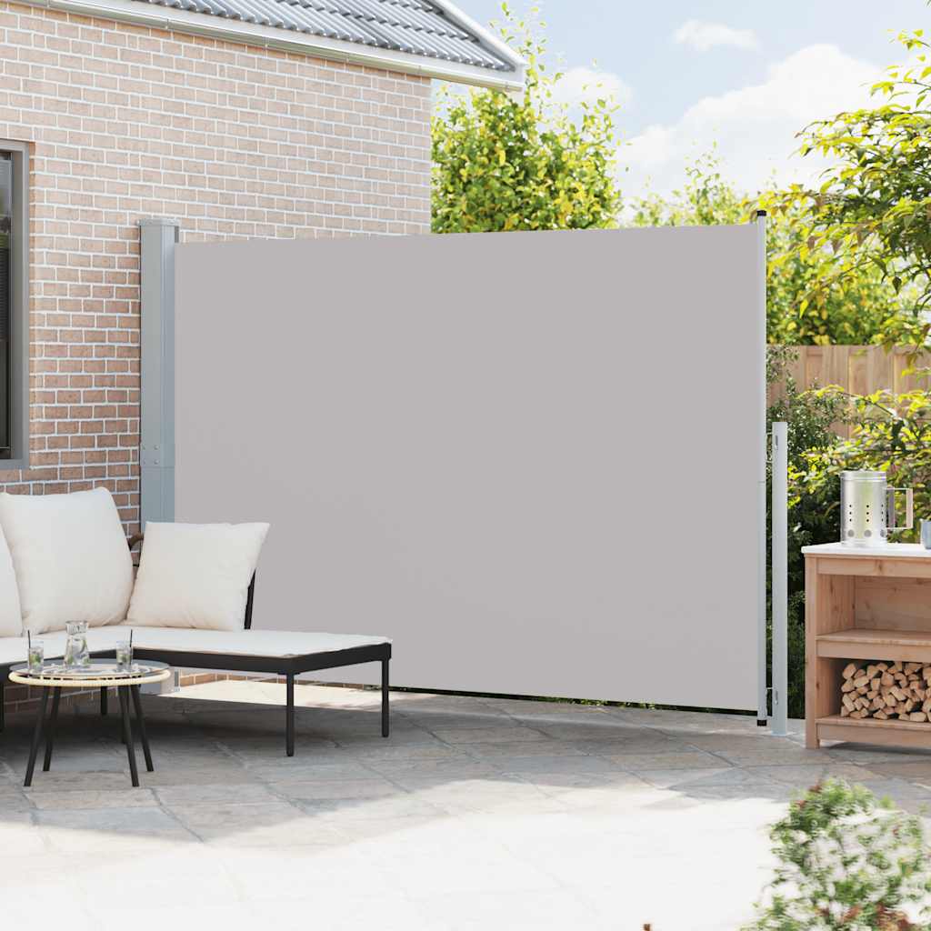 Seitenmarkise Ausziehbar 200x300 cm Grau