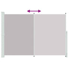 Seitenmarkise Ausziehbar 200x300 cm Grau