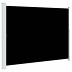 Seitenmarkise Ausziehbar 220x300 cm Schwarz