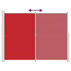 Seitenmarkise Ausziehbar 220x300 cm Rot