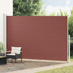 Seitenmarkise Ausziehbar 220x500 cm Braun