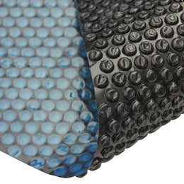vidaXL Treibende Pool-Solarplane PE 600x300 cm Schwarz und Blau