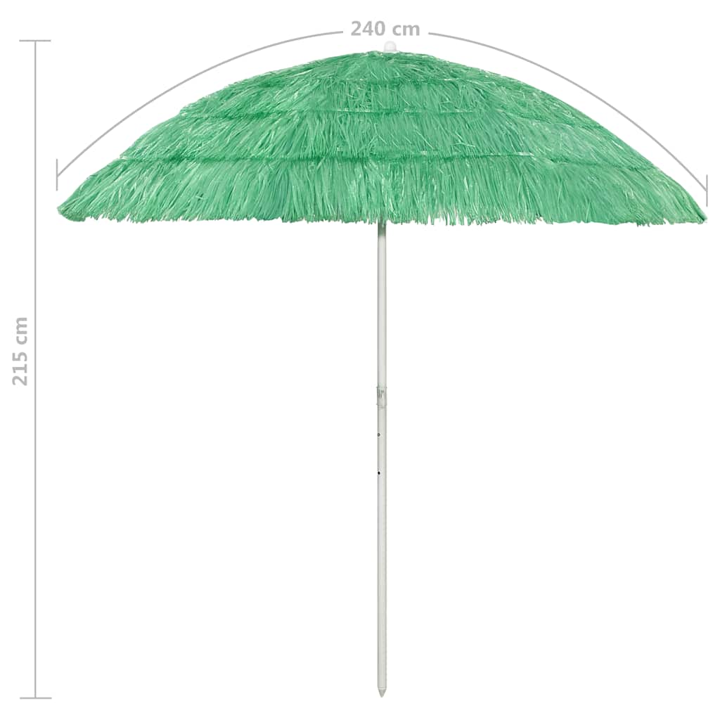 Sonnenschirm Hawaii Grün 240 cm