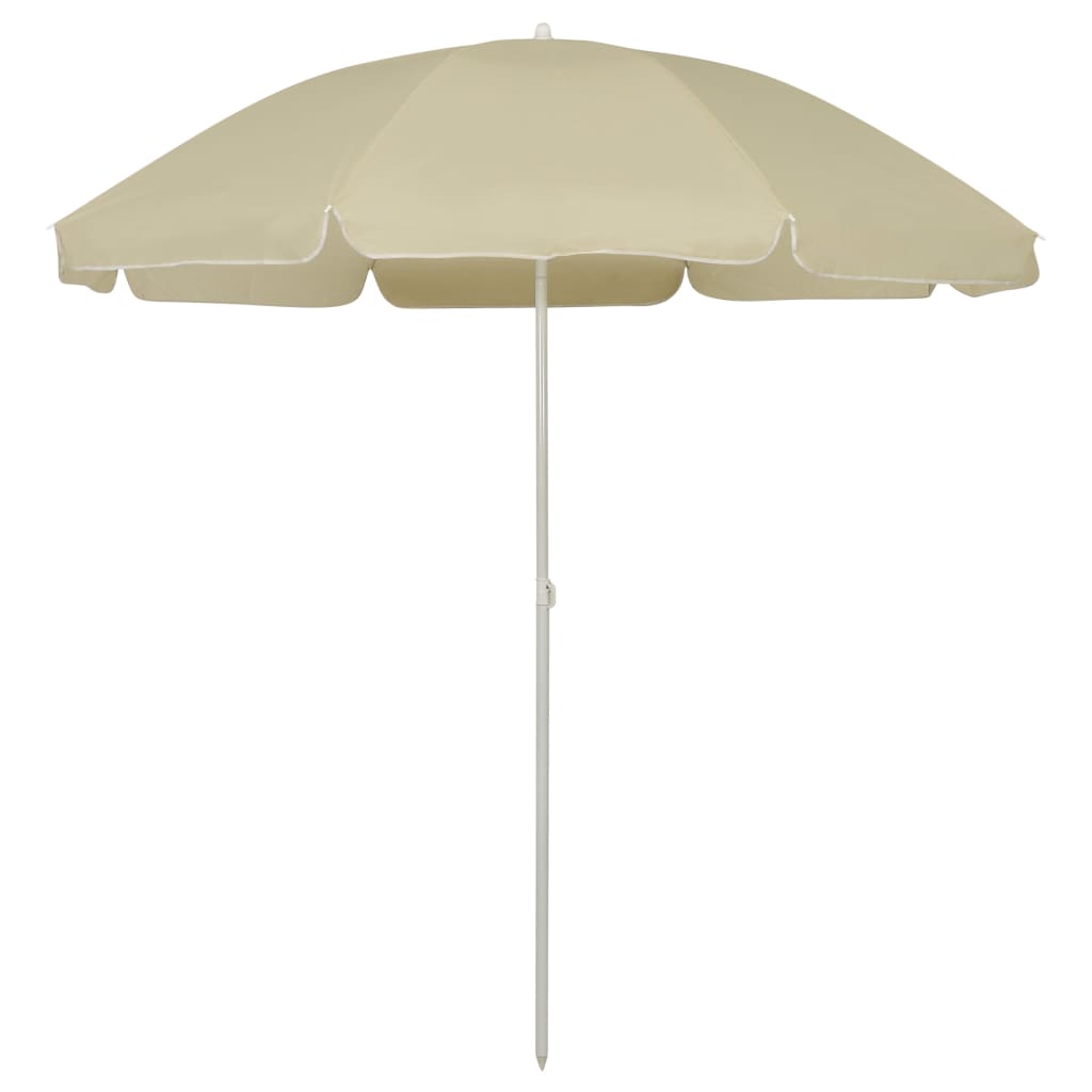 Strandschirm Sandgelb 240 cm